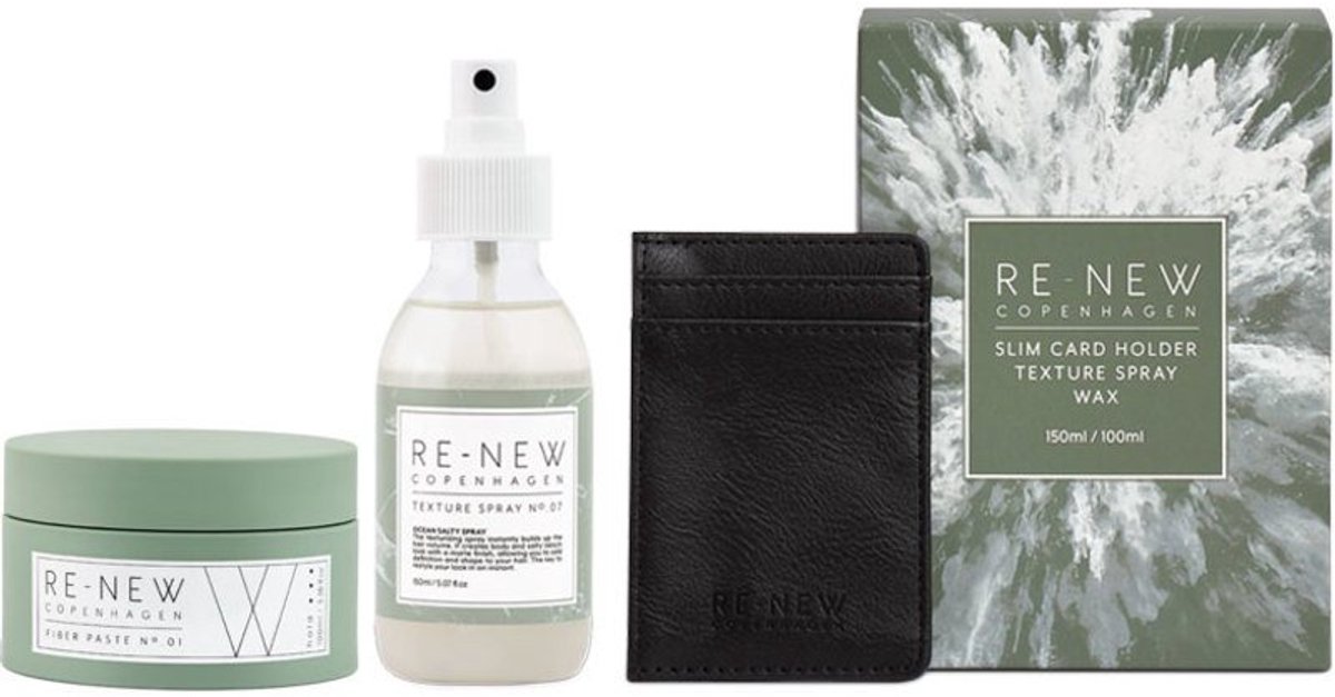 RE-NEW Copenhagen Holiday Box Textuur & Vezelpasta nr. 1 (Limited Edition) van RENEW Copenhagen