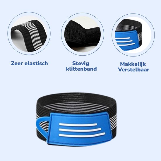 Broekklemmen - Set van 6 - Elastische Broekbinders met Klittenband voor Fietsers - Broekklem op de fiets - StrongFlow van Merkloos — afbeelding 5