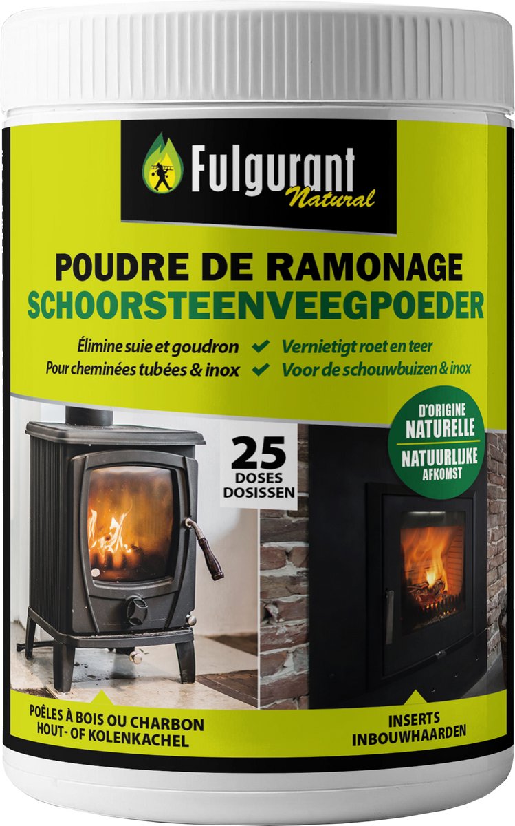 Fulgurant - Natuurlijk schoorsteenveegpoeder - 800gr