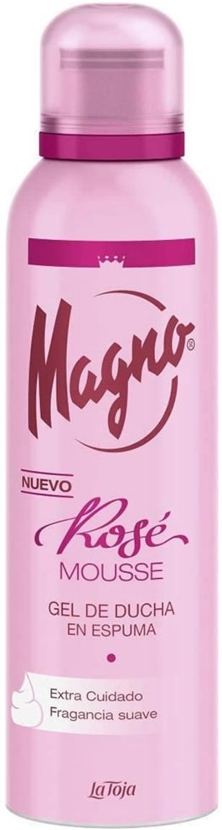 Magno Rosé Mousse – Douchegel in Schuim – Extra Verzorging – Zachte Geur – 200 ml