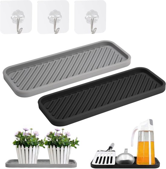 Gootsteen organizer - Voor vaatdoek - spons - zee blauw | Handig Cadeau