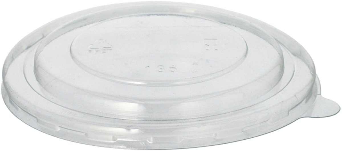 25 Soepkommen, karton rond 998 ml Ø 13,5 cm · 10,8 cm bruin/wit Ripple Wall