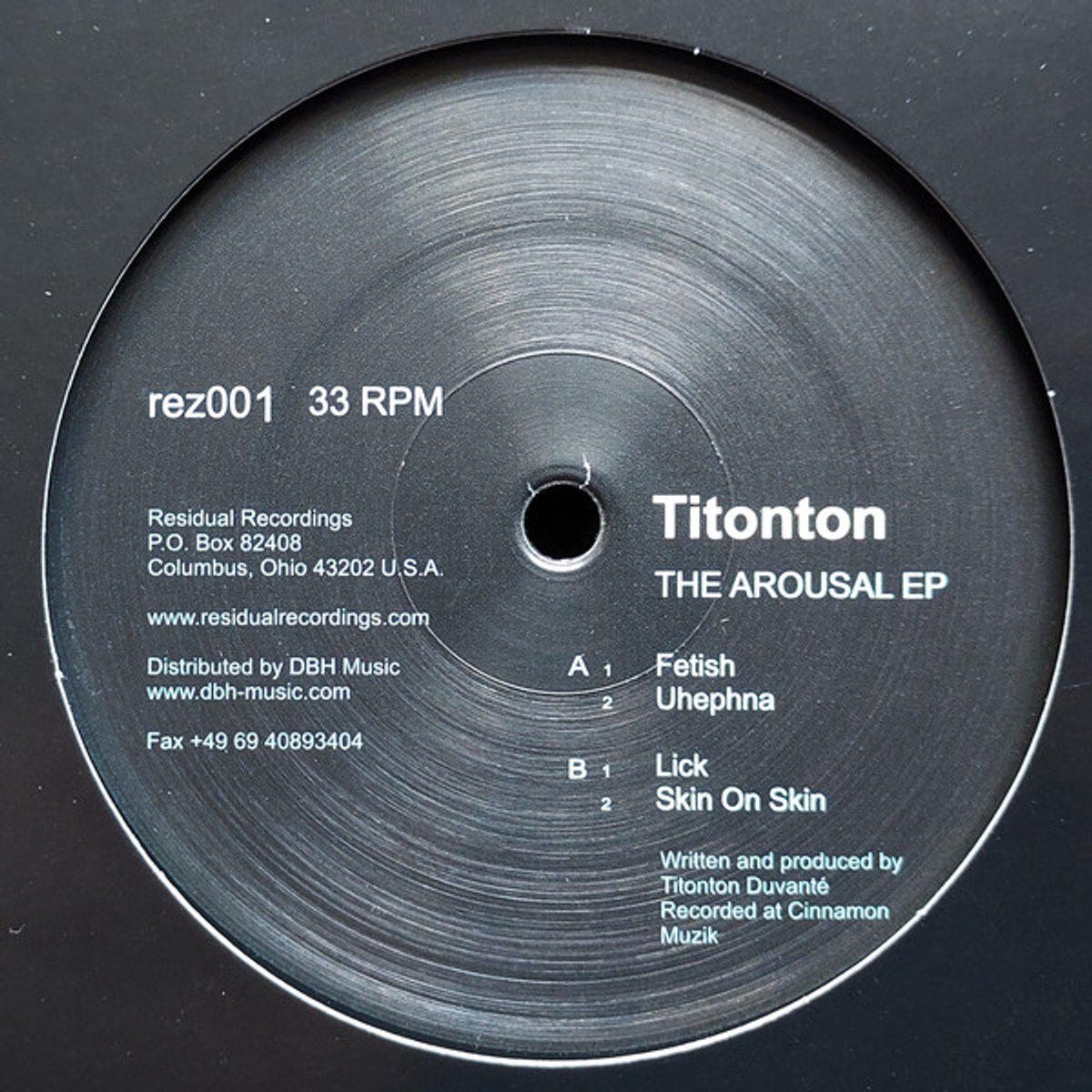 Titonton Duvanté - The Arousal Ep