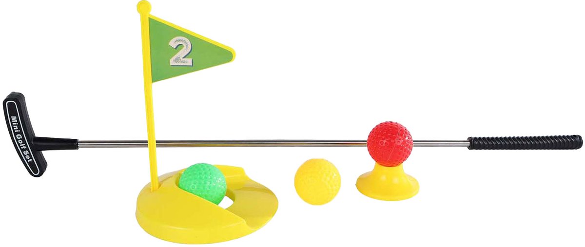 Sun Fun Golfset met 3 ballen en Putje