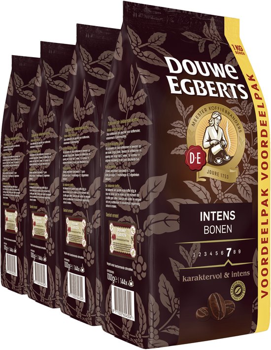 Douwe Egberts Intens Koffiebonen - 4 x 1KG