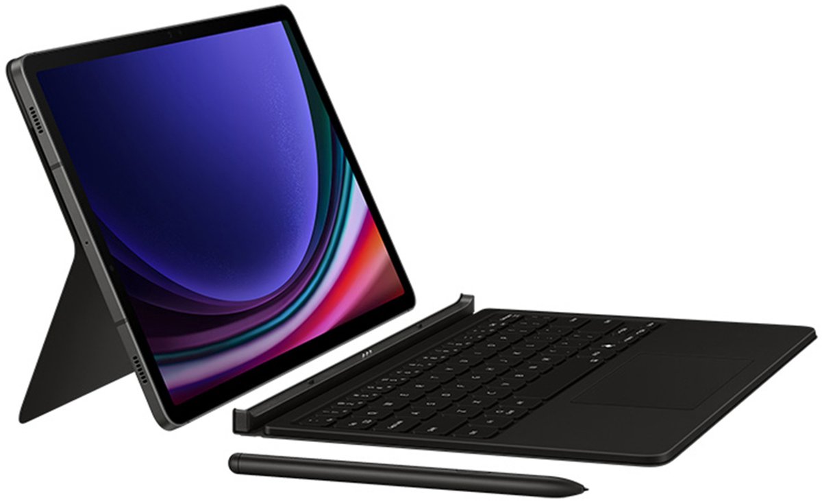 Samsung - Book Cover Keyboard - Galaxy Tab S9 / S9 FE / S10 FE / S10 Lite - Zwart - AZERTY