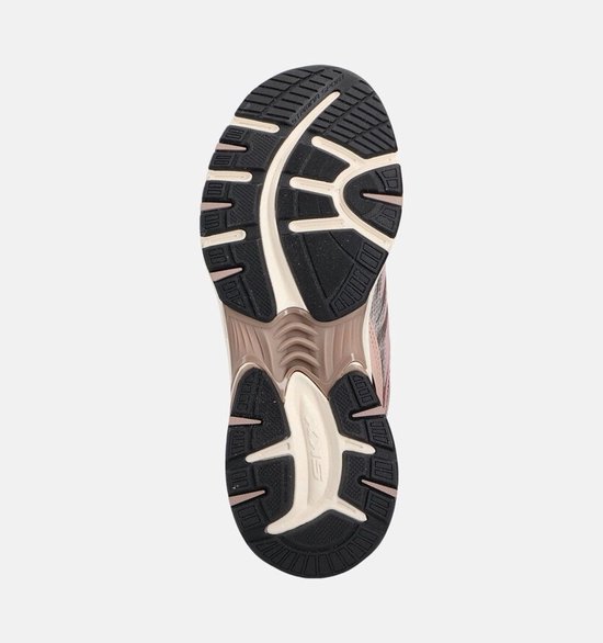 Zool van roze Skechers sneaker met profiel en 'Stamina Sport' tekst.