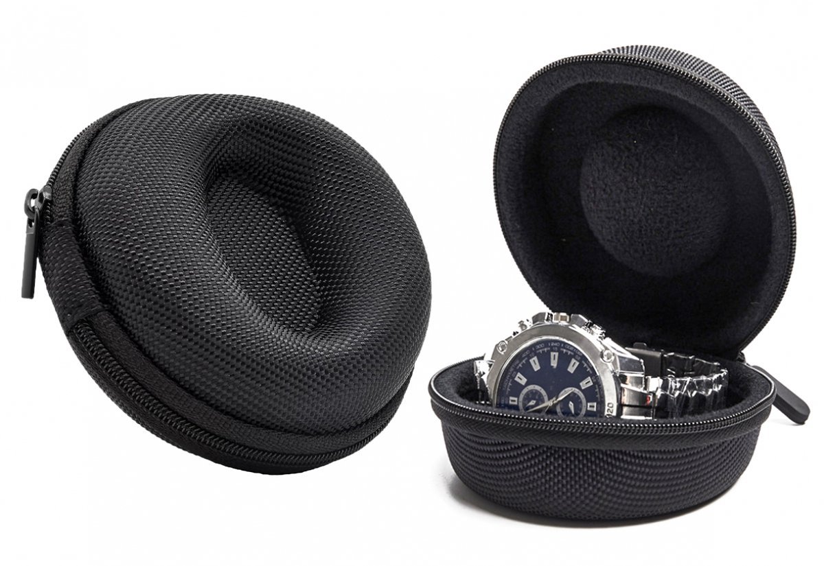 Horloge Etui - 2 stuks - Horloge Doos - Voor 1 Horloge - Smartwatch Reis Etui - Horloge Travel Case - Horlogedoos - Horloge Opbergdoos Heren - Reisaccessoires - Sieradendoos