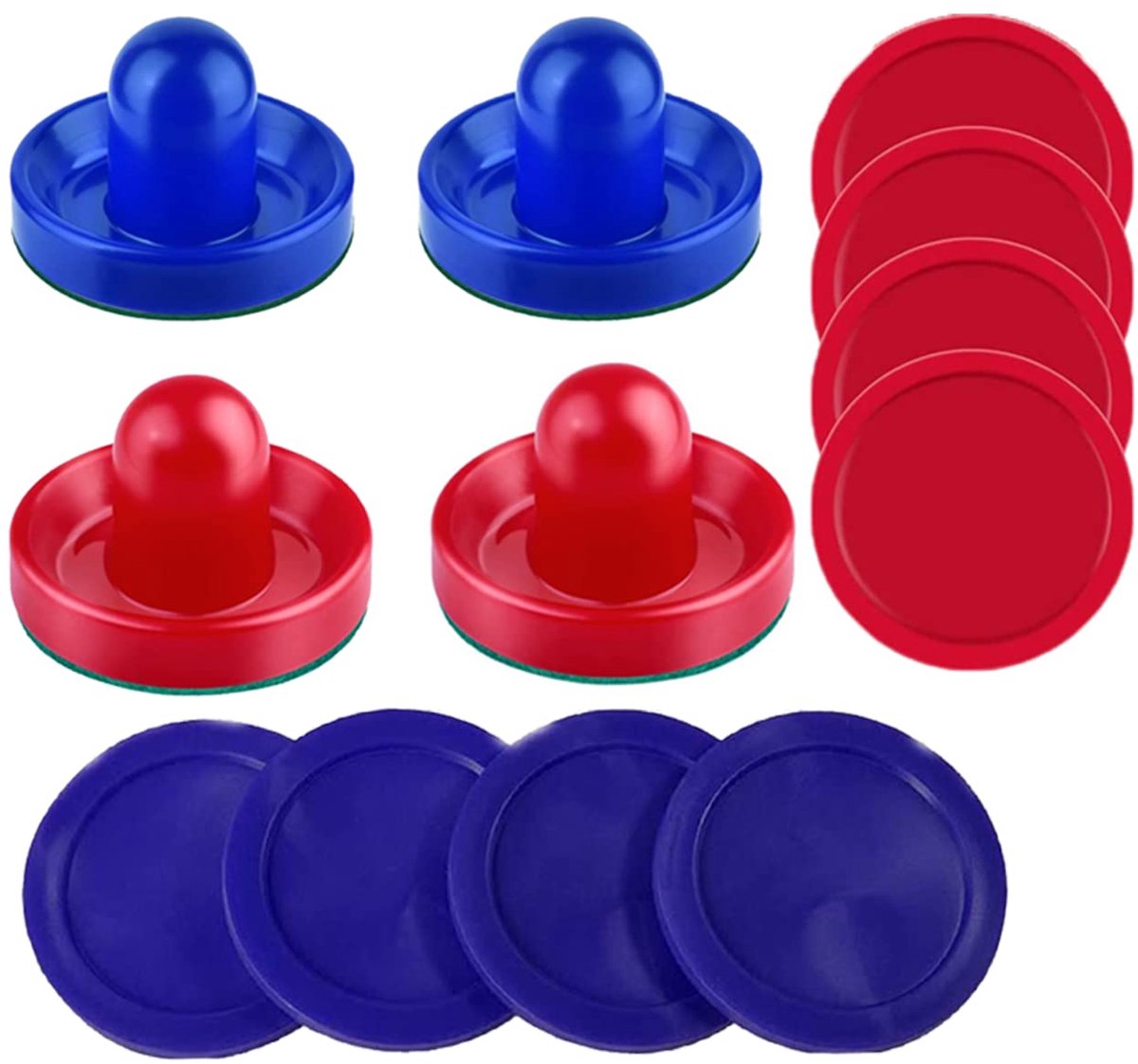 Air Hockey Pucks en Hockey - Air Hockey Pucks en Goal Handle Replacement Parts for Game Tables (4 pucks, 8 pucks)