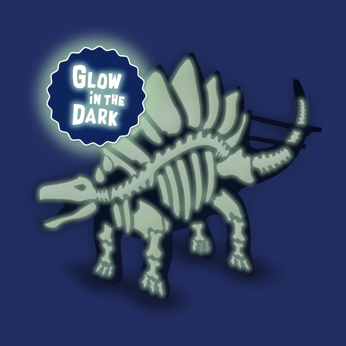 SES Creative Houten Dino Glow in the Dark om te Bouwen en Beschilderen - Voor Jongens vanaf 5 Jaar - Houten Bouwpakket - Schoencadeautjes Sinterklaas — afbeelding 7