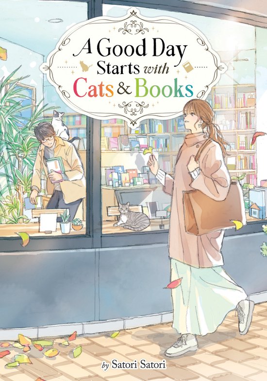 A Good Day Starts with Cats and Books (Light Novel) - cover