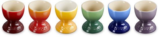 Le Creuset Vancouver Eierdopjes Regenboog Kleuren Set Van 6