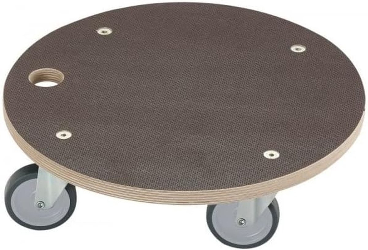 Dörner + Helmer zeefdrukplaat Maxi-Soft Eco transporthulp, TPE rollen 75mm, draagvermogen 200kg, Ø380mm