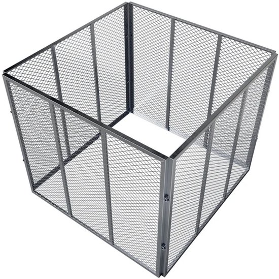 Composteur De Cuisine Esschert's Design C2071 En Métal Avec Couvercle