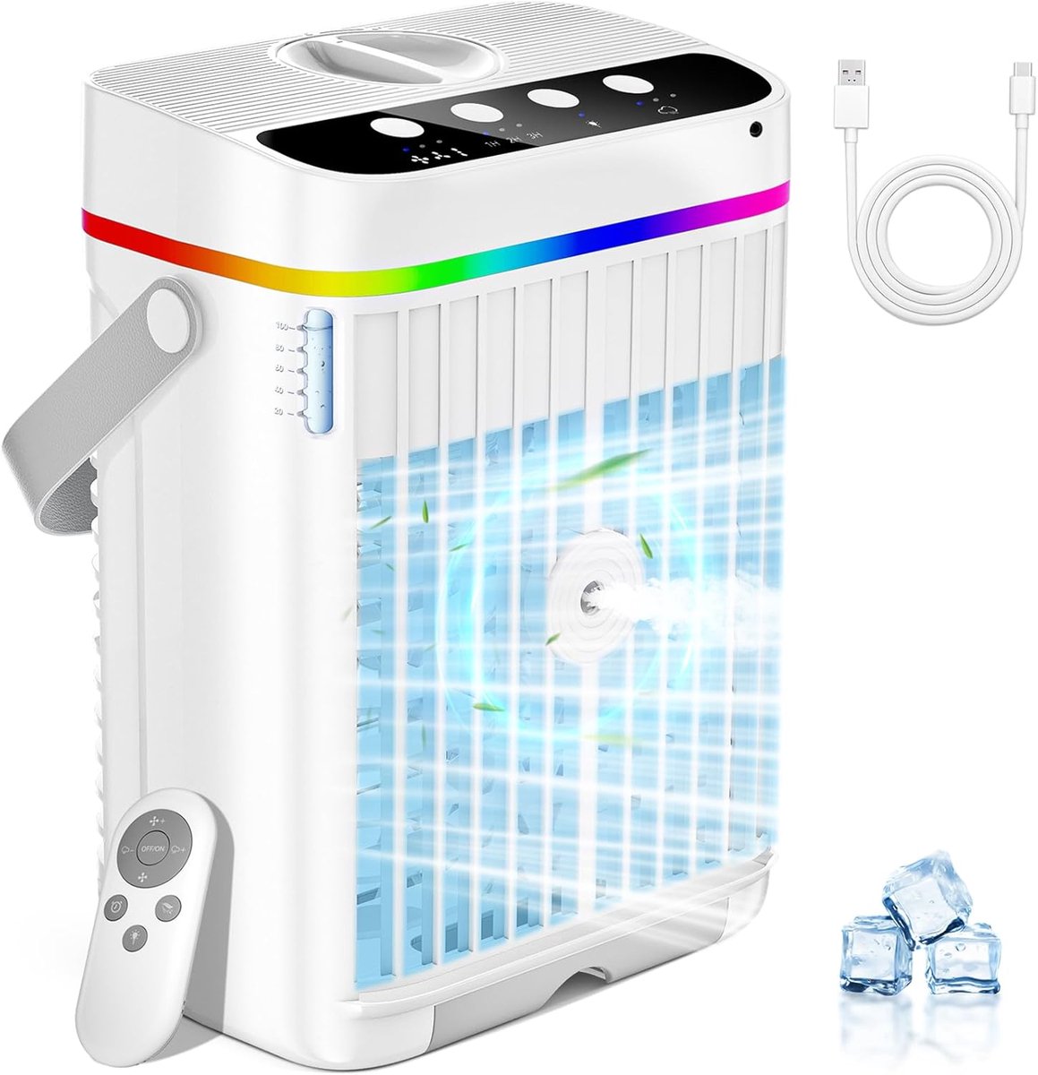 Mobiele Airco - Airconditioning - Ventilatoren - Airco Zonder Afvoerslang - Wit