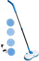 Shine Elektrisch Roterende Mop – Draadloos met Sprayfunctie – Inclusief Doekje & Waterreservoir – 30W – Verstelbare Steel – Voor Alle Harde Vloeren