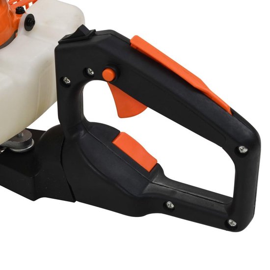 vidaXL - Heggenschaar - op - benzine - 722 - mm - oranje - en - zwart van Merkloos	 — afbeelding 4