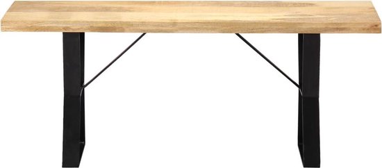vidaXL Bankje 110 cm massief mangohout