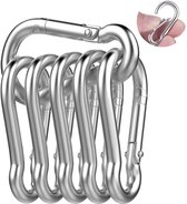 Mousqueton Aluminium Lot De 20 Mousquetons En Forme De S En Acier Inoxydable - Pour Camping Mini Mousqueton Inox