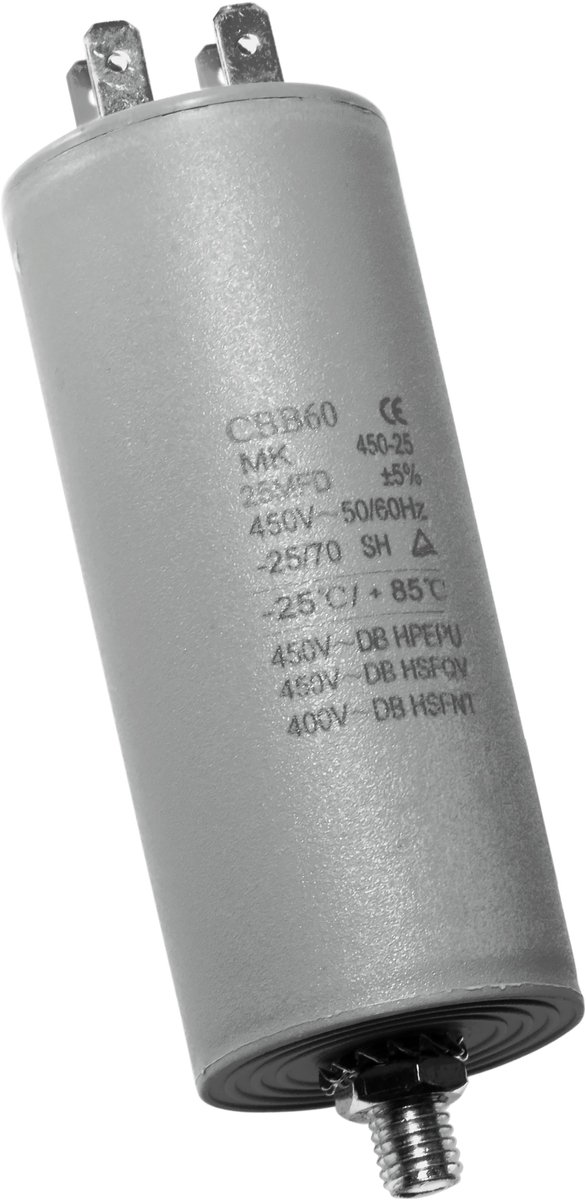 Dparts condensator 25 µF - universeel - 450V - universele aanloopcondensator - 25uf