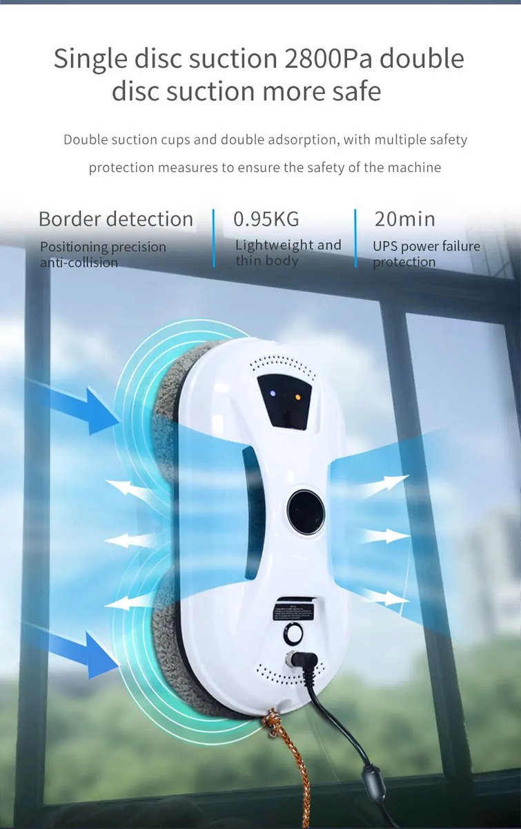 Robot - Elektrische Glazenwasser thumbnail 5