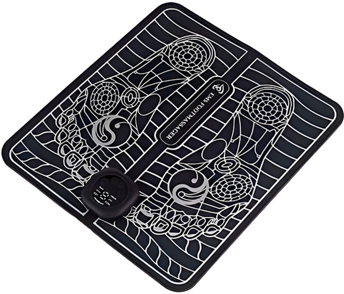 Solfit - EMS Voetmassage Apparaat - Bloedcirculatie Stimulator - Reflexologie Mat - Pijnverlichting Voeten - (32x29cm) - FOOTPAD