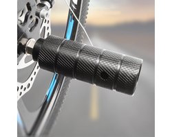 Bicycle Spiders - BMX Stunt Pegs - Bicycle Spins - Axle Rear Foot Rest Supports - Geschikt voor montage op voor- of achteras van een fiets - Voor racefietsen en mountainbikes - 2