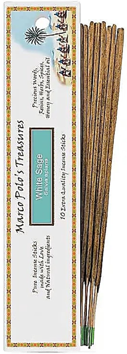 Yogi & Yogini naturals Wierook Marco Polo’s Treasures White Sage - 20 gram