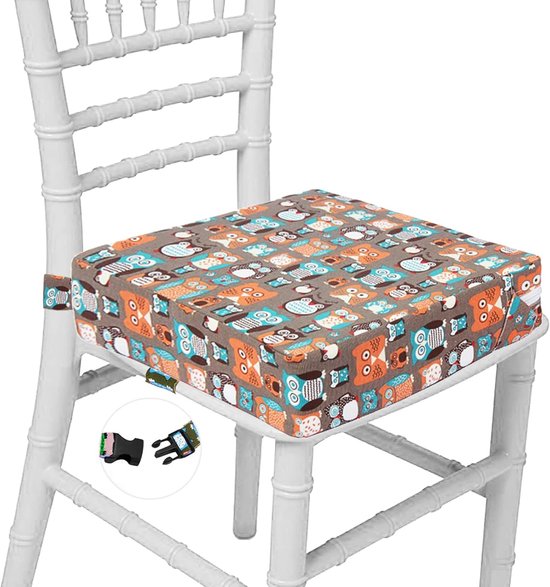 Lexium Stoelverhoger voor Eetkamerstoel - Zitverhoger Peuter Eettafel - Kinderen - Booster Seat - Zitkussen Tafel - Zitverhoger Voor Kinderen & Volwassenen - Stoelverhogers Voor Eettafel - Memory Foam Verhoogkussen - Ergonomisch Comfort