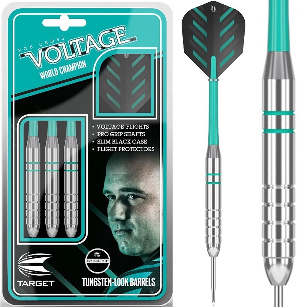 Target Rob Cross Silver Voltage - Dartpijlen 24 Gram