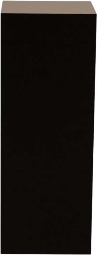 MDF zuil zwart | plantenzuil | zuilen | sokkels | presentatie sokkel zwart | zwarte sokkels | zuil 25x25x80 cm