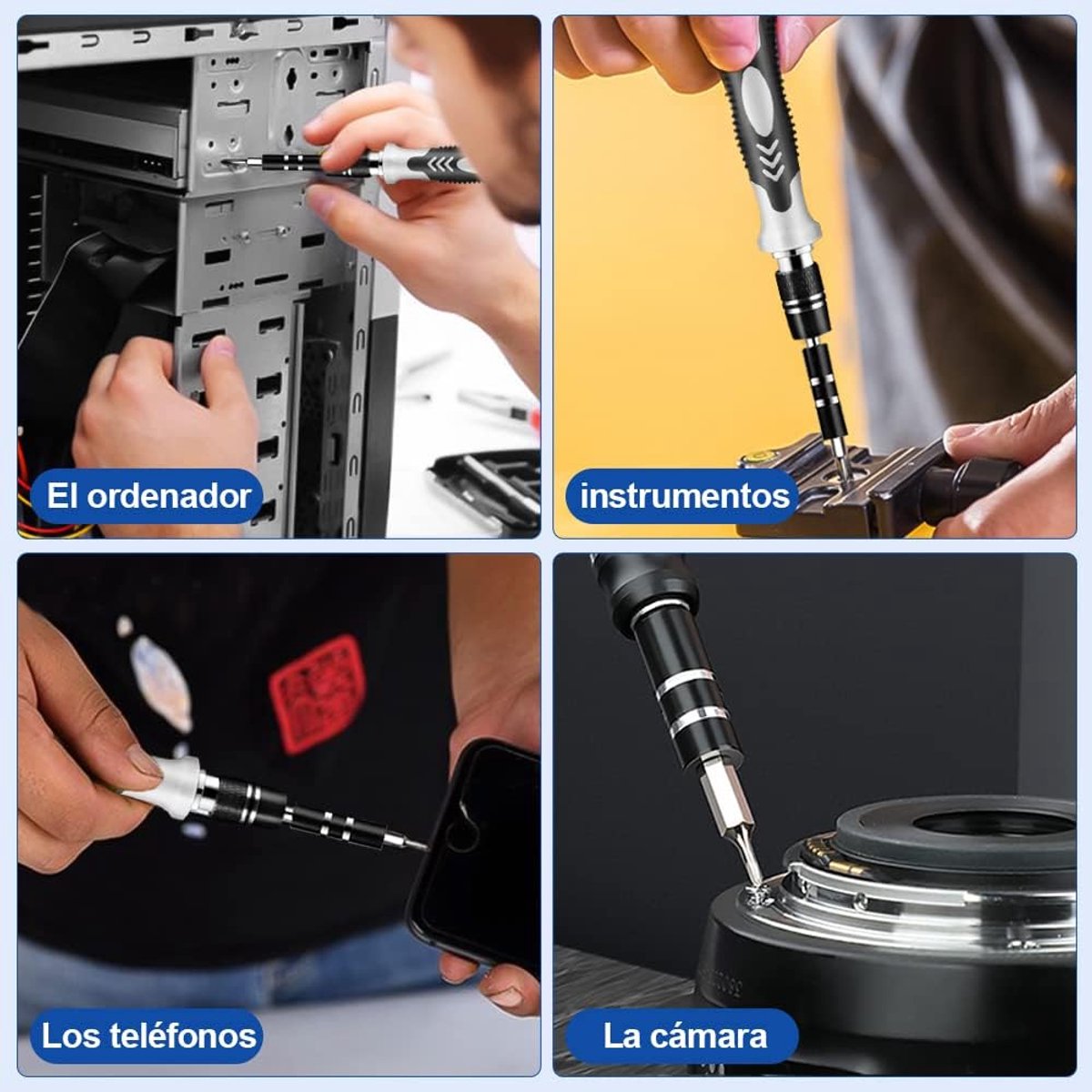 Fijnmechanische Gereedschapsset 122 In 1 Precisieschroevendraaierset Met Magnetische Bits Mini Schroevendraaierset Voor Reparatie Van Mobiele Telefoon Pc Laptop Iphone Ps5 Horloges Cadeau 2679815042