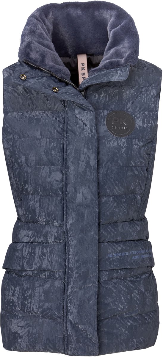 PK International Bodywarmer Dames Waterdicht Ademend Winddicht Gewatteerd Brise Donkerblauw /38