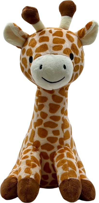 Fluffica - Giraffe Knuffel – Zachte Pluche – CE-gecertificeerd – Geschikt voor Baby’s & Kinderen – Lief Design - Knuffeldier - 25cm