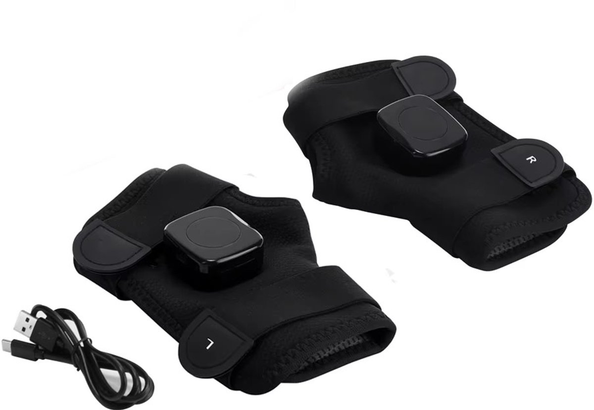 Elektrisch Polsverwarming Trillingskussen – Heet Kompres & Trillingsmassage Polsbeschermer Band voor Tenosynovitis, Artritis, Pijnverlichting & Polsontsteking