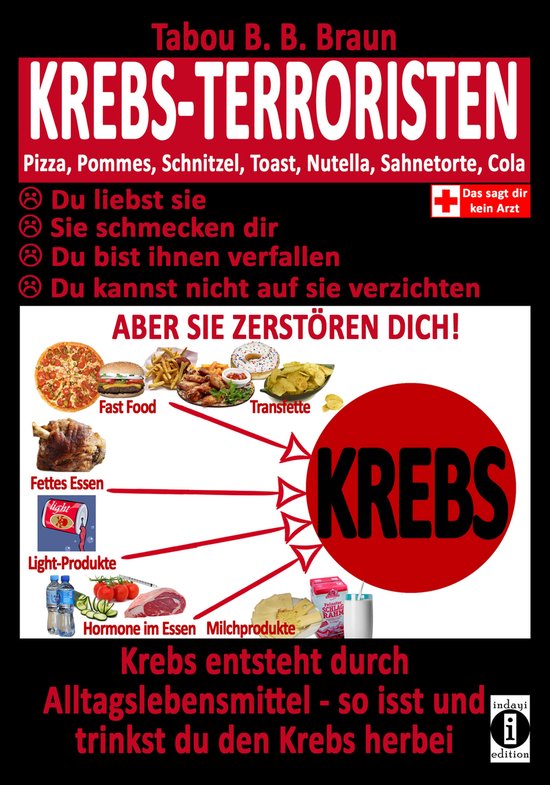 Krebs-Terroristen: Pizza, Pommes, Schnitzel, Toast, Nutella, ... - cover