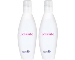 Durex Sensilube 40ML - 2 Stuks - Glijmiddel - Waterbasis - Smaakloos - Voordeelverpakking