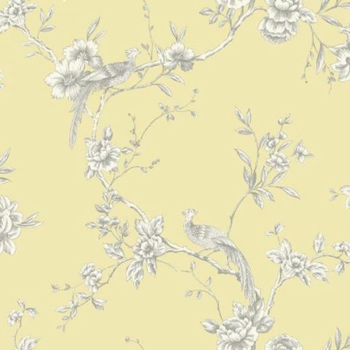 Bloemen vogel behang arthouse 422804