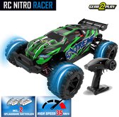 Gear2Play RC Nitro Racer Terreinwagen 1:18 - Incl. 2 oplaadbare batterijen - High Speed 35 km/u - All weather Terreinbanden