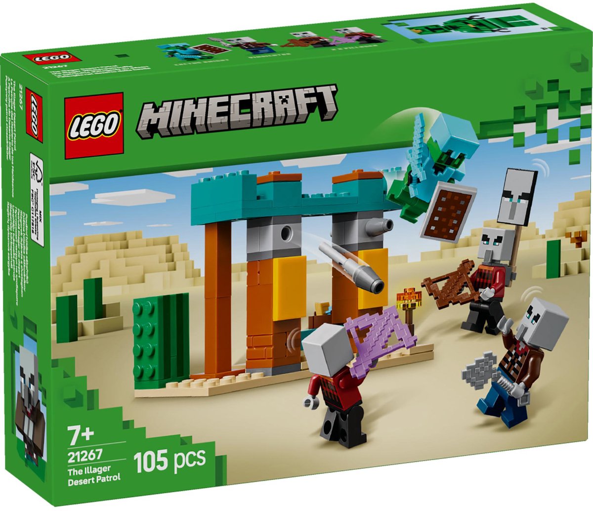 LEGO 21267 Minecraft De Illagers in de woestijn