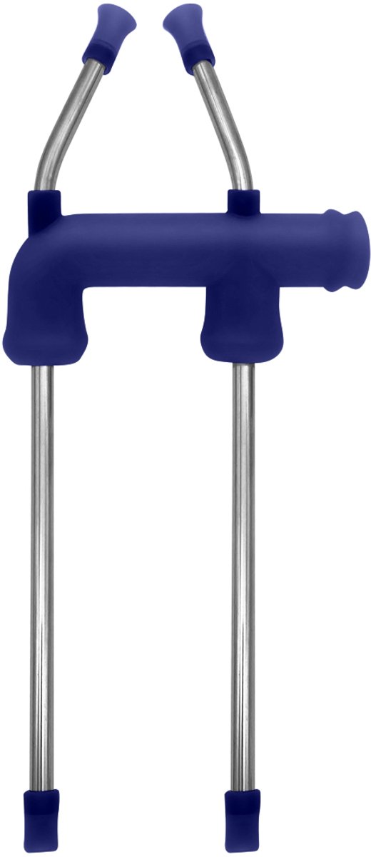 Purepeak Dubbele Biersnorkel - Bierkanon - Bier Snorkel - Blauw