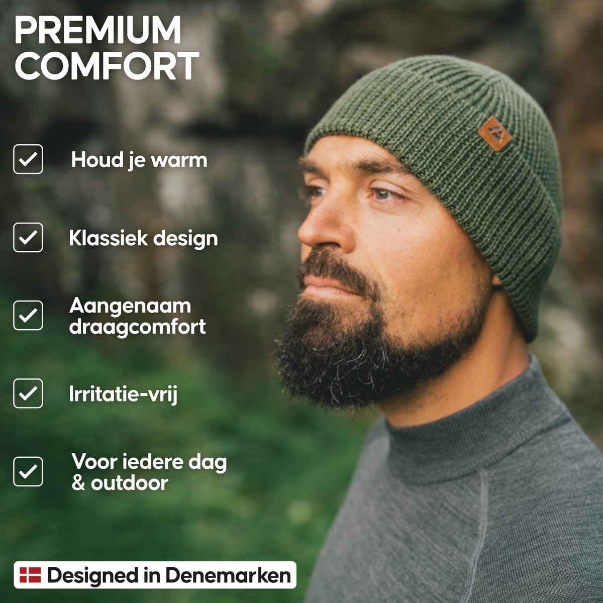 Danish Endurance RIDGE - Muts - grey/grijs