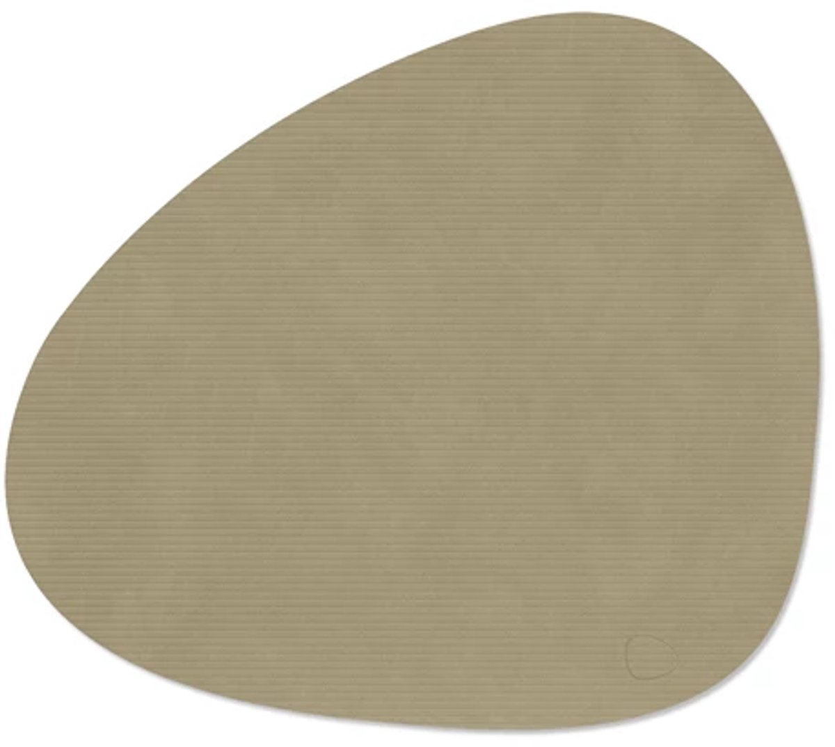 LIND DNA Corduroy placemat curve 37x44cm herbal dust
