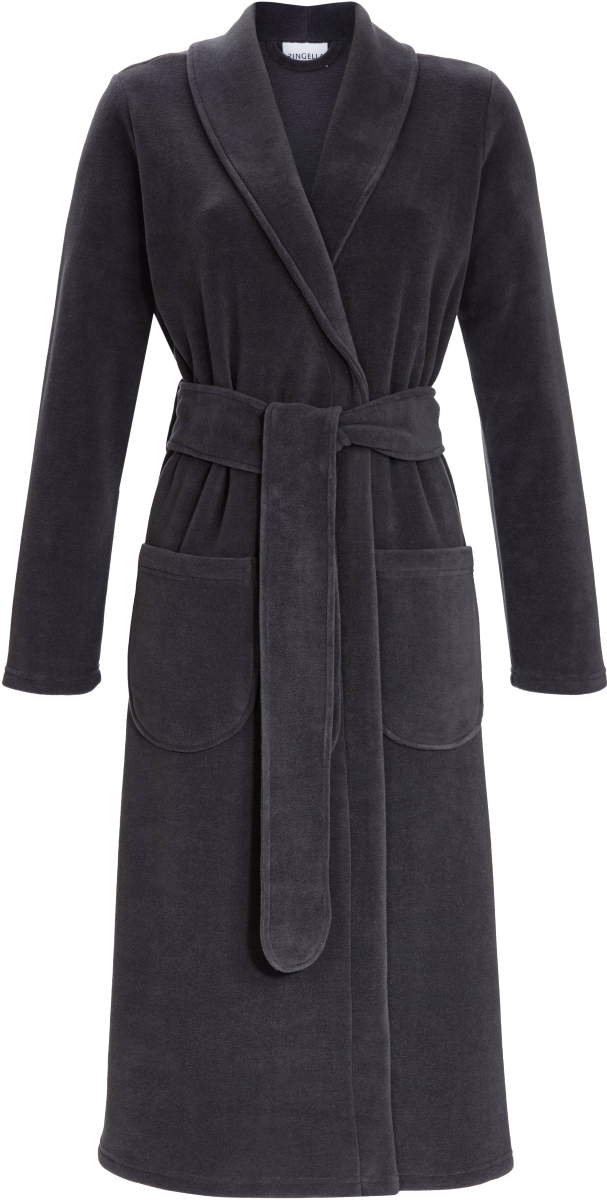 Ringella fleece badjas grijs - Grijs - Maat - 50