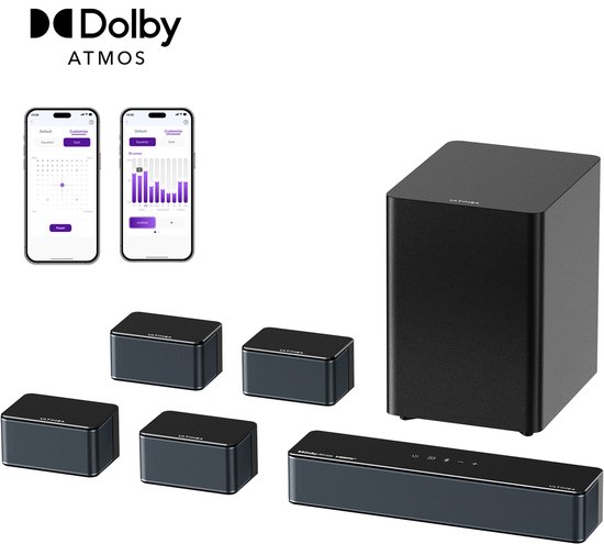 ULTIMEA Poseidon D80 Soundbar 7.1 Dolby (EAN: 6977897238387) - ULTIMEA - €249,99