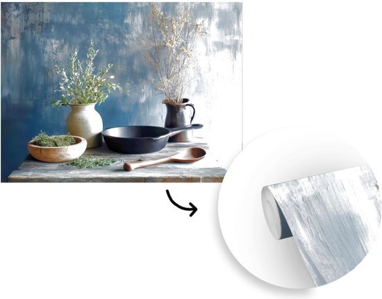 Behang - Fotobehang Pan - Kruiden - Schilderachtig - Breedte 275 cm x hoogte 220 cm