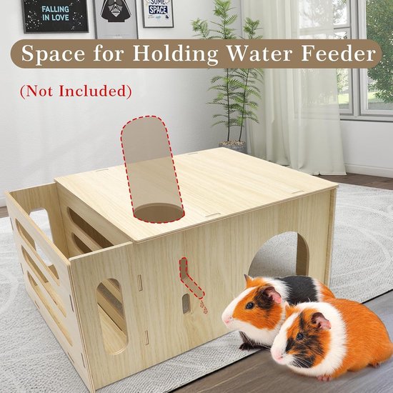 Zippi schuilhuisje voor cavia's - Groen