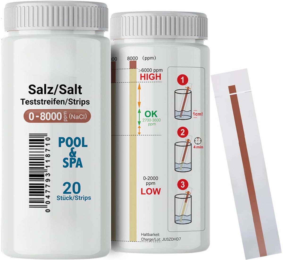 Lexium zwembad teststrips - zwembad tester - ph minus voor zwembad - aquacheck