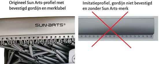 Sun-arts Vliegengordijn Verspringt Hulzen 210 X 90 Cm Pvc Crème — afbeelding 2