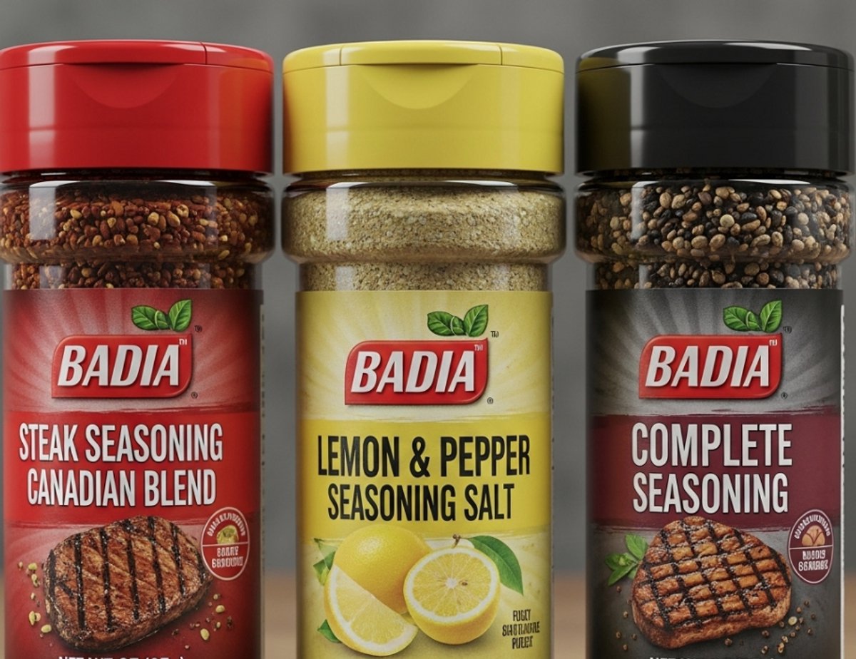Badia Spices Mix | 1 x Complete Seasoning 99 gram + 1 x Lemon Pepper 184 gram + 1x Steak Seasoning 184 gram